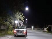 DEÁN FUNES: NUEVA LUMINARIA EN PRESIDENTE PERÓN ESQ. MENDOZA.