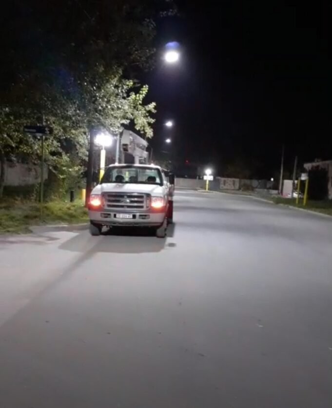 DEÁN FUNES: NUEVA LUMINARIA EN PRESIDENTE PERÓN ESQ. MENDOZA.