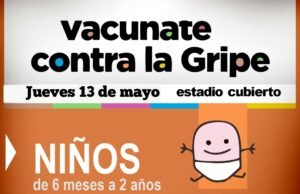 DEAN FUNES: VACUNA ANTIGRIPAL NIÑOS • MARTES Y JUEVES•