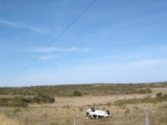 PARAJE JUAN GARCÍA: PASADO EL MEDIODÍA SE REGISTRÓ EL VUELCO DE UN FIAT PALIO