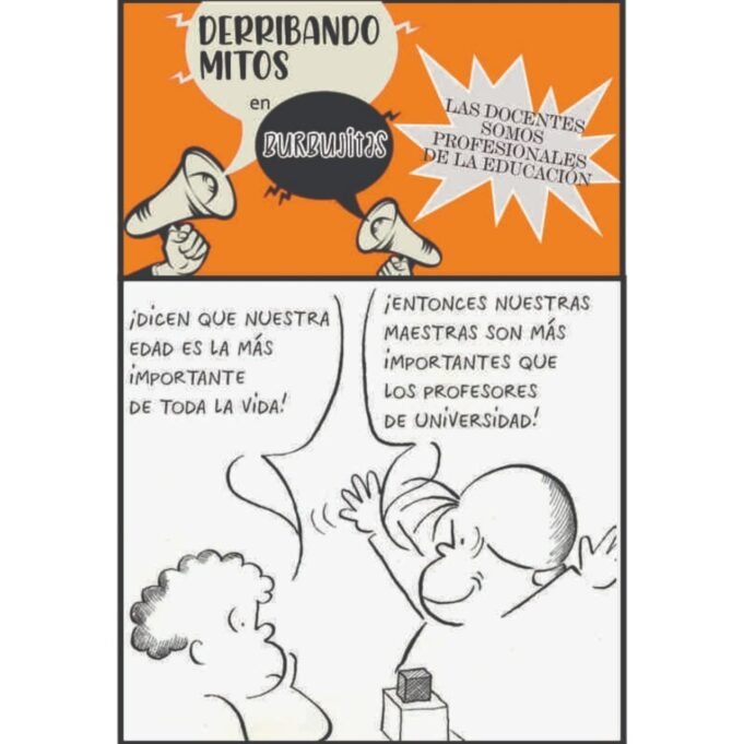 BURBUJITAS SIGUE DERRIBANDO MITOS “LAS DOCENTES DE NIVEL INICIAL NO SOMOS IMPROVISADAS”.