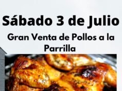 SIGUE LA MOVIDA SOLIDARIA POR MARÍA BROCHERO: ESTE SÁBADO HABRÁ UNA VENTA DE POLLOS A LA PARRILLA.