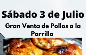 SIGUE LA MOVIDA SOLIDARIA POR MARÍA BROCHERO: ESTE SÁBADO HABRÁ UNA VENTA DE POLLOS A LA PARRILLA.