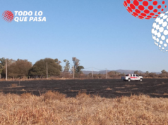 DEÁN FUNES: INCENDIO APARENTEMENTE INTENCIONAL EN PROXIMIDAD A LA QUINTA EVENTOS.