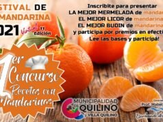QUILINO: SE VIENE EL GRAN CONCURSO “RECETAS CON MANDARINAS”.