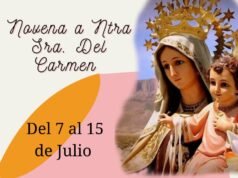 PATRONALES DEÁN FUNES: CONTINÚA LA NOVENA DE LA VIRGEN DEL CARMEN Y EL REZO DEL ROSARIO POR GOOGLE MEET.