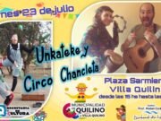 VILLA QUILINO: VACACIONES DIVERTIDAS Y EN FAMILIA. ESTE VIERNES 23 PROPONEN DOS ESPECTACULOS INFANTILES EN PLAZA SARMIENTO