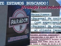 CONVOCATORIA LABORAL: PARADOR DEÁN FUNES BUSCA PERSONAL PARA TRABAJAR.
