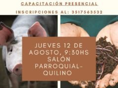QUILINO: INSCRIPCIONES ABIERTAS PARA CAPACITACIÓN PRESENCIAL EN PRODUCCIÓN PORCINA Y HORTÍCOLA.
