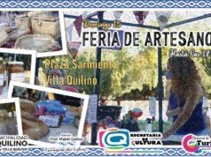 TURISMO QUILINO: HOY FERIA DE ARTESANOS PLAZA SARMIENTO VILLA QUILINO HASTA LAS 18:00Hs.