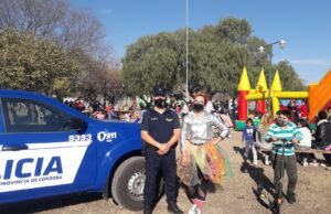 DÍA DE LA NIÑEZ: POLICÍA Y BOMBEROS FESTEJARON ESTE DOMINGO.