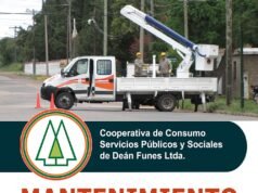 DEÁN FUNES: CORTE PROGRAMADO DE ENERGÍA ELÉCTRICA.