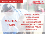 TESTEOS BARRIALES DEÁN FUNES: HOY JOSÉ HERNÁNDEZ.