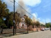 INCENDIO TULUMBA: ACTUALMENTE CONTROLADO. TRABAJARON ETAC NORTE, DEFENSA CIVIL y PLAN MANEJO DEL FUEGO.