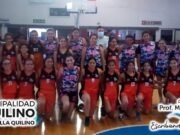 QUILINO: LA ESCUELA MUNICIPAL DE BÁSQUET JUGÓ UN AMISTOSO EN CRUZ DEL EJE.