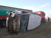 TORMENTA DE VIENTO Y TIERRA: SE REGISTRÓ UN CHOQUE EN CADENA DE 6 VEHÍCULOS EN LA AUTOPISTA CÓRDOBA – ROSARIO.