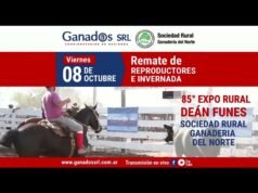 SOCIEDAD RURAL: EL 8 DE OCTUBRE SE DESARROLLARÁ EL REMATE DE REPRODUCTORES E INVERNADA.