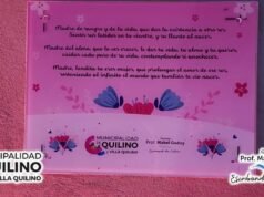 QUILINO CELEBRÓ EL DÍA DE LA MADRE EN PLAZA SAN MARTÍN.