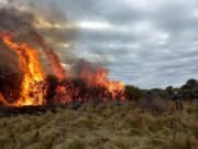 CONTINÚAN LOS INCENDIOS EN EL NORTE DE CÓRDOBA