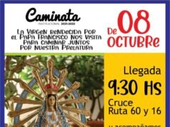 ESTE 08 DE OCTUBRE LLEGA LA VIRGEN DE LUJAN PARA PEREGRINAR EN DEÁN FUNES.