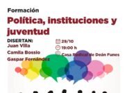 UCR: DISERTARÁN SOBRE POLÍTICA, INSTITUCIONES Y JUVENTUD.