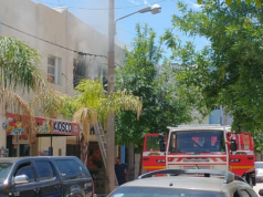 SE PRODUJO UN INCENDIO EN EL GIMNASIO QUE FUNCIONA EN CLUB DEÁN FUNES.