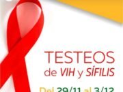 HOSPITAL ROMAGOSA LANZA CAMPAÑA DE TESTEOS PARA DETECCIÓN TEMPRANA DE SIFILIS Y HIV.