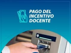 ESTE JUEVES 18 SE ABONA EL INCENTIVO DOCENTE.