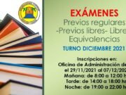 ESCUELA JUAN BAUTISTA ALBERDI: DESDE EL 29/11 SE ABREN LAS INSCRIPCIONES PARA EXÁMENES.