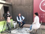 EN EL CAMINO: EL PERIDOSTA MARIO MARKIC DE TN VISITÓ TULUMBA Y MOSTRÓ LA VILLA EN SU PROGRAMA.