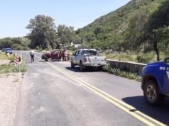 SAUCE PUNCO: ESTE SÁBADO SE REGISTRÓ UN ACCIDENTE EN CADENA EN RUTA 16.