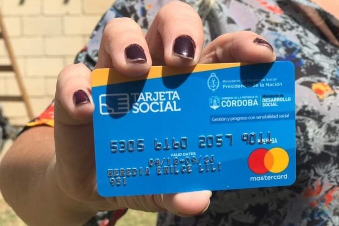 TARJETA SOCIAL: ESTE JUEVES 02 DE FEBRERO SE ACREDITA EL MONTO DE ENERO.