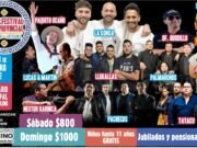 SE CONOCIÓ LA TREMENDA GRILLA PARA LA 49° EDICIÓN DEL FESTIVAL DEL CABRITO Y LA ARTESANÍA DE QUILINO ¡MIRÁ!