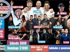 SE CONOCIÓ LA TREMENDA GRILLA PARA LA 49° EDICIÓN DEL FESTIVAL DEL CABRITO Y LA ARTESANÍA DE QUILINO ¡MIRÁ!