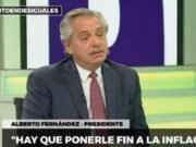 ALBERTO FERNÁNDEZ: “HAY UNA INFLACIÓN AUTOCONSTRUIDA EN LA CABEZA DE LA GENTE”.