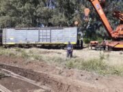 DESCARRILLÓ UNA FORMACIÓN DEL BELGRANO CARGAS Y AFECTA A CALLE EVA PERÓN.