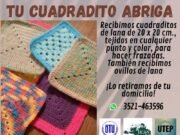 DEÁN FUNES: LA ORGANIZACIÓN DE TRABAJADORES URBANOS LANZÓ LA CAMPAÑA “TU CUADRADITO ABRIGA”.