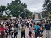 DOMINGO DE RAMOS: UN GRAN NÚMERO DE FIELES ASITIÓ A LA BENDICIÓN EN PLAZA SARMIENTO.