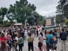 DOMINGO DE RAMOS: UN GRAN NÚMERO DE FIELES ASITIÓ A LA BENDICIÓN EN PLAZA SARMIENTO.