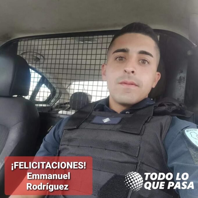 CÓRDOBA: EL AGENTE DEANFUNENSE EMANUEL RODRÍGUEZ SALVÓ LA VIDA DE UNA NIÑA DE 11 MESES.