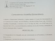 LA COOPERATIVA CONVOCA A ASAMBLEA EXTRAORDINARIA EL 27 DE MAYO EN CLUB ADA.