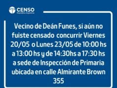 NO CENSADOS: HOY PUEDEN CONCURRIR A ALMIRANTE BROWN 355 PARA REGISTRARSE.
