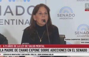 LEY DE SALUD MENTAL Y ADICCIONES: LA MADRE DEL CANTANTE CHANO PIDIÓ QUE CAMBIEN ARTÍCULOS DE LA VIGENTE.