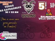 QUILINO: EL 5 DE JUNIO SE VIENE EL RURAL BIKE.