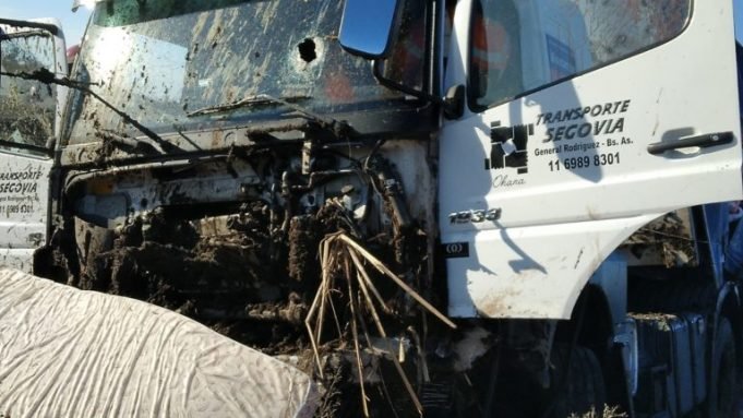 MURIÓ UN CAMIONERO TRAS HUIR DE LA PROTESTA DE TRANSPORTISTAS.