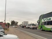 2° JORNADA DE PARO DE TRANSPORTISTAS EN SINSACATE POR FALTA DE COMBUSTIBLE.