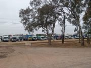 RECLAMO EN RUTA 9: SE REGISTRARON AGRESIONES Y ENFRENTAMIENTOS ENTRE CAMIONEROS.