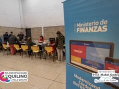 FINANZAS PROVINCIAL TRABAJA EN QUILINO ASISTIENDO A VECINOS.