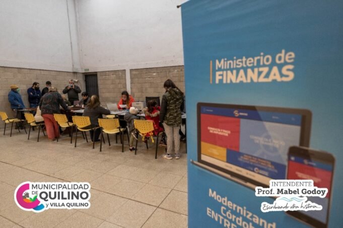 FINANZAS PROVINCIAL TRABAJA EN QUILINO ASISTIENDO A VECINOS.