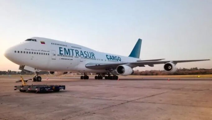 EE.UU. PIDE QUE ARGENTINA INCAUTE EL AVIÓN VENEZOLANO – IRANÍ.